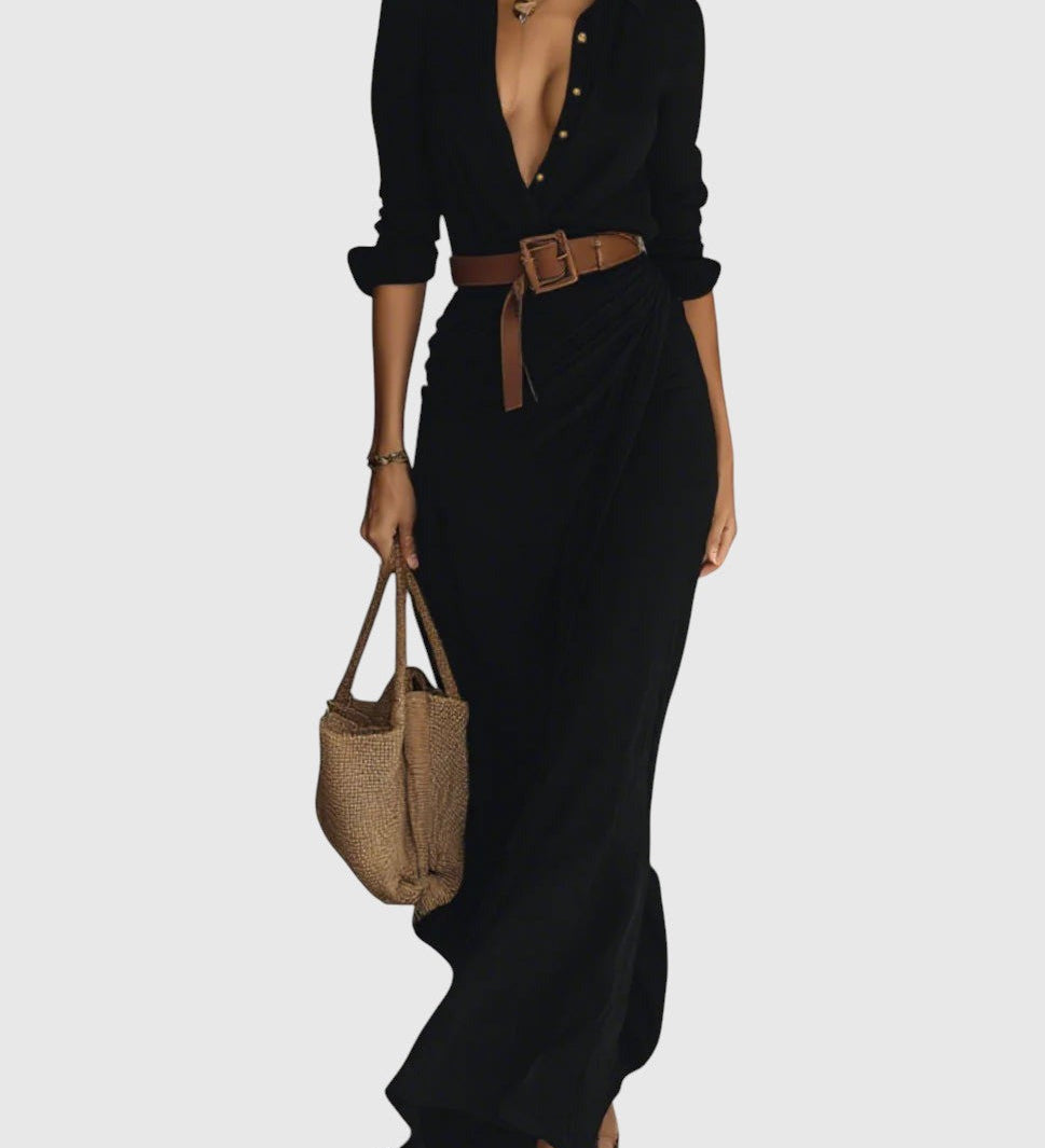 Klara – Šaty s elegantním výstřihem