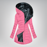 Émeraude | Hřejivý kabát s kožešinovým podšívkou