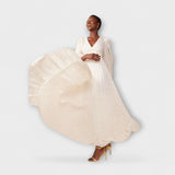 Elsa - Krémové Maxi Šaty od Allegory