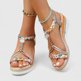 Lenka - Pohodlné sandály na klínku