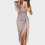 Ivana - Večerní šaty s odhalenými rameny