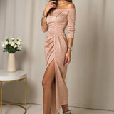 Eirian – Maxi šaty s odhalenými rameny