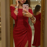 Eirian – Maxi šaty s odhalenými rameny