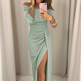 Eirian – Maxi šaty s odhalenými rameny