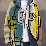 Bindi - Luxusní kardigan s uměleckou inspirací + zipové zapínání