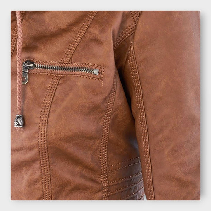 Fiammenta - Moderní kožená bunda