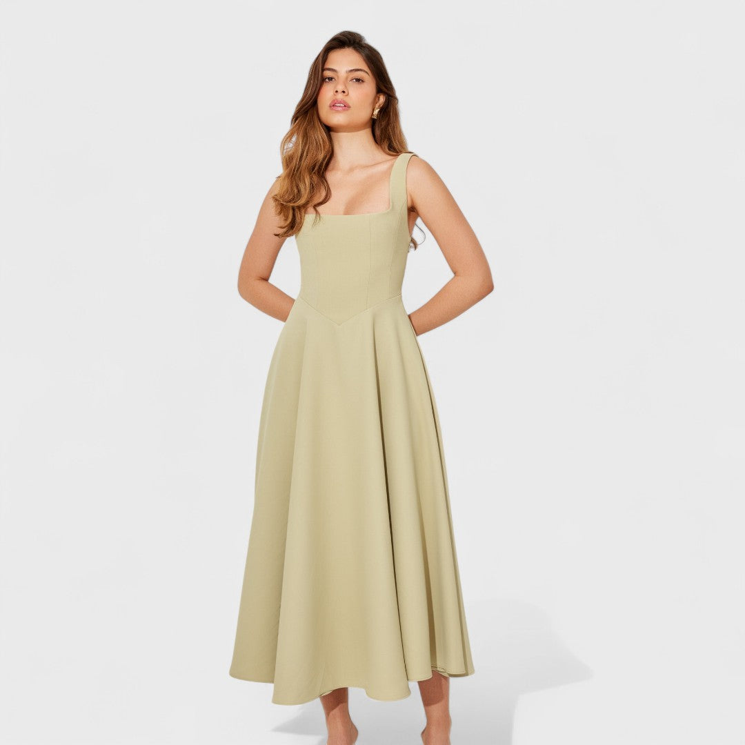 Amelia - Volné Midi Šaty