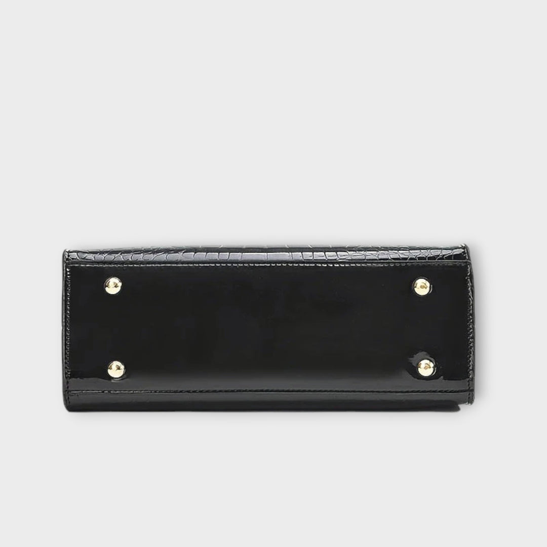 Lesklá Ručně Vyrobená Taška Croco