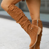 Lina – pohodlné, teplé dámské boty ze semiše