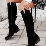 Lina – pohodlné, teplé dámské boty ze semiše