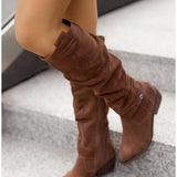 Lina – pohodlné, teplé dámské boty ze semiše