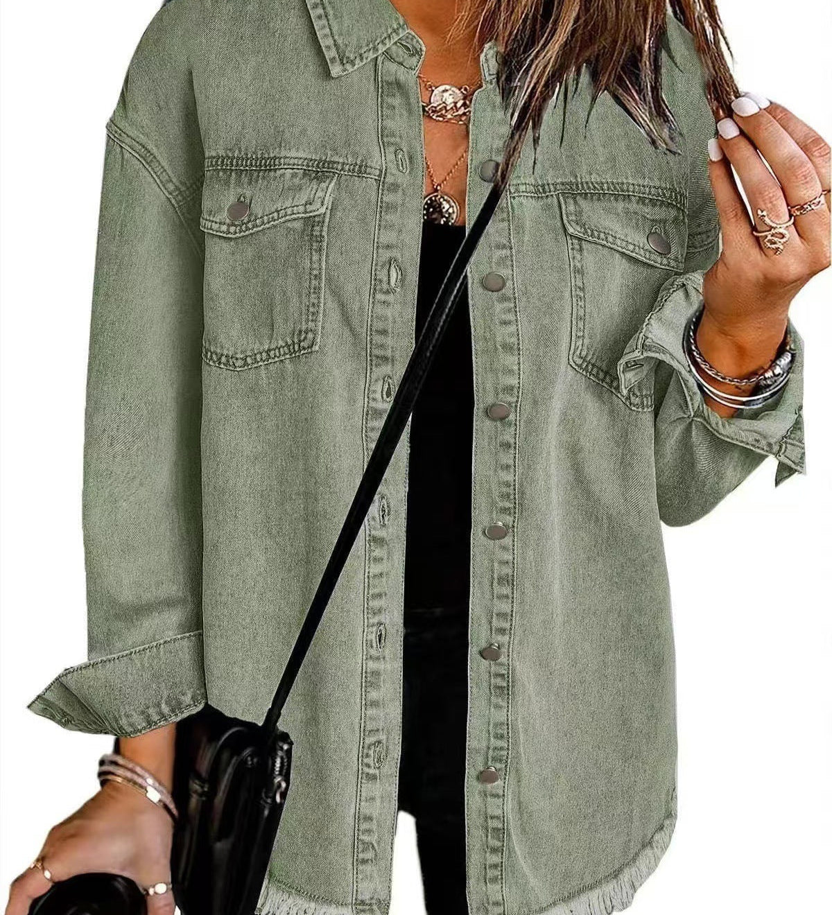 Martina - Džínová košile s knoflíky