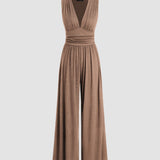 CHARITY – Chic Sleeveless Wide-Leg Jumpsuit
