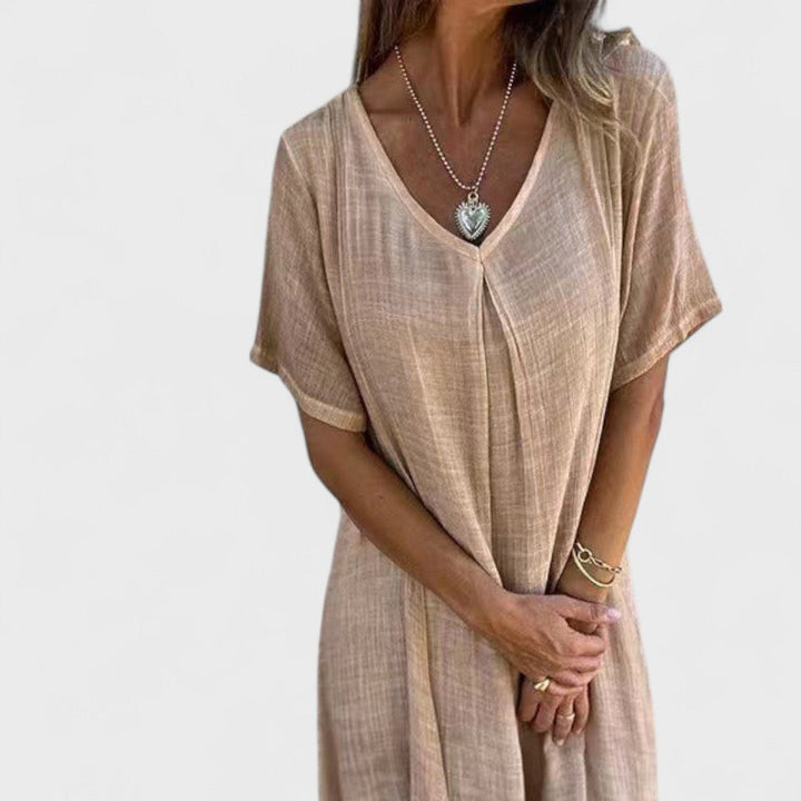 Ester - Šaty s V-výstřihem