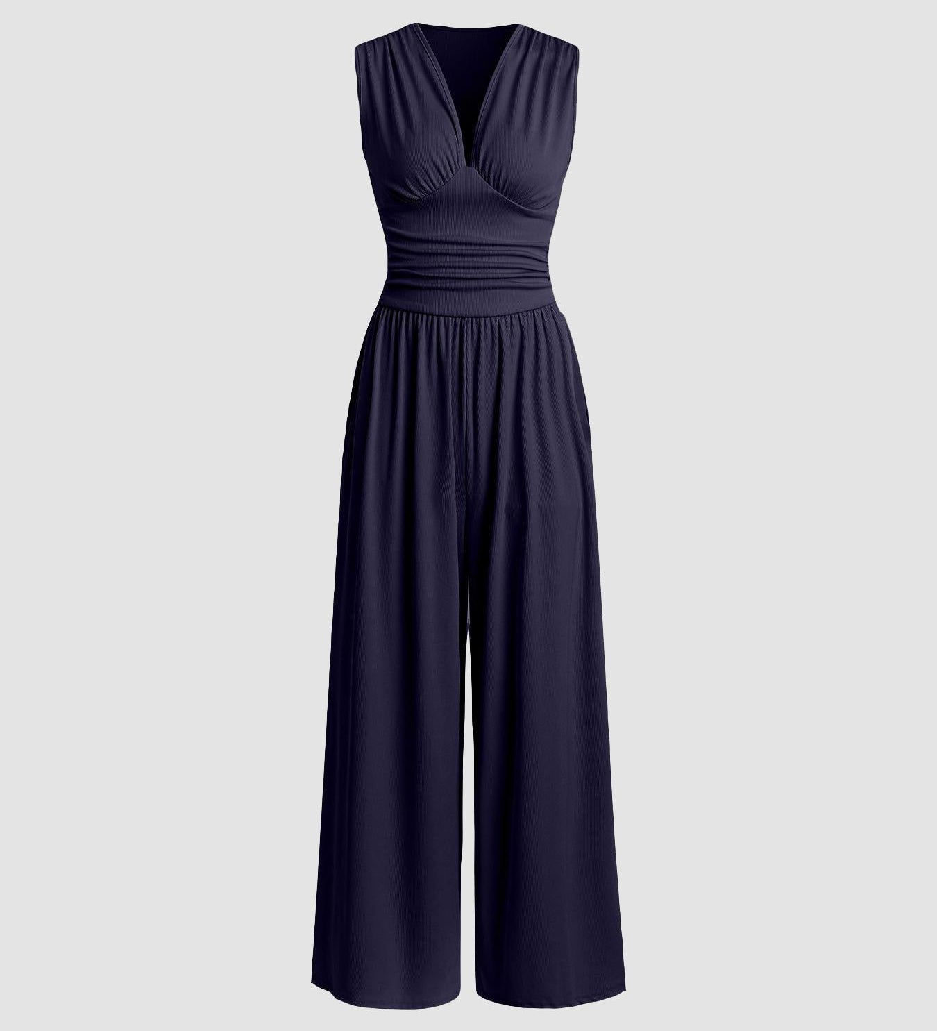 CHARITY – Chic Sleeveless Wide-Leg Jumpsuit