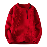 Prémiový Svetr s Žebrovaným Lemováním