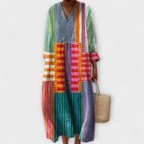 Lia - Elegantní šaty s geometrickým designem