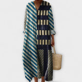 Elissa - Stylové geometrické šaty