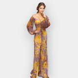 Lehká šála s výstřihem