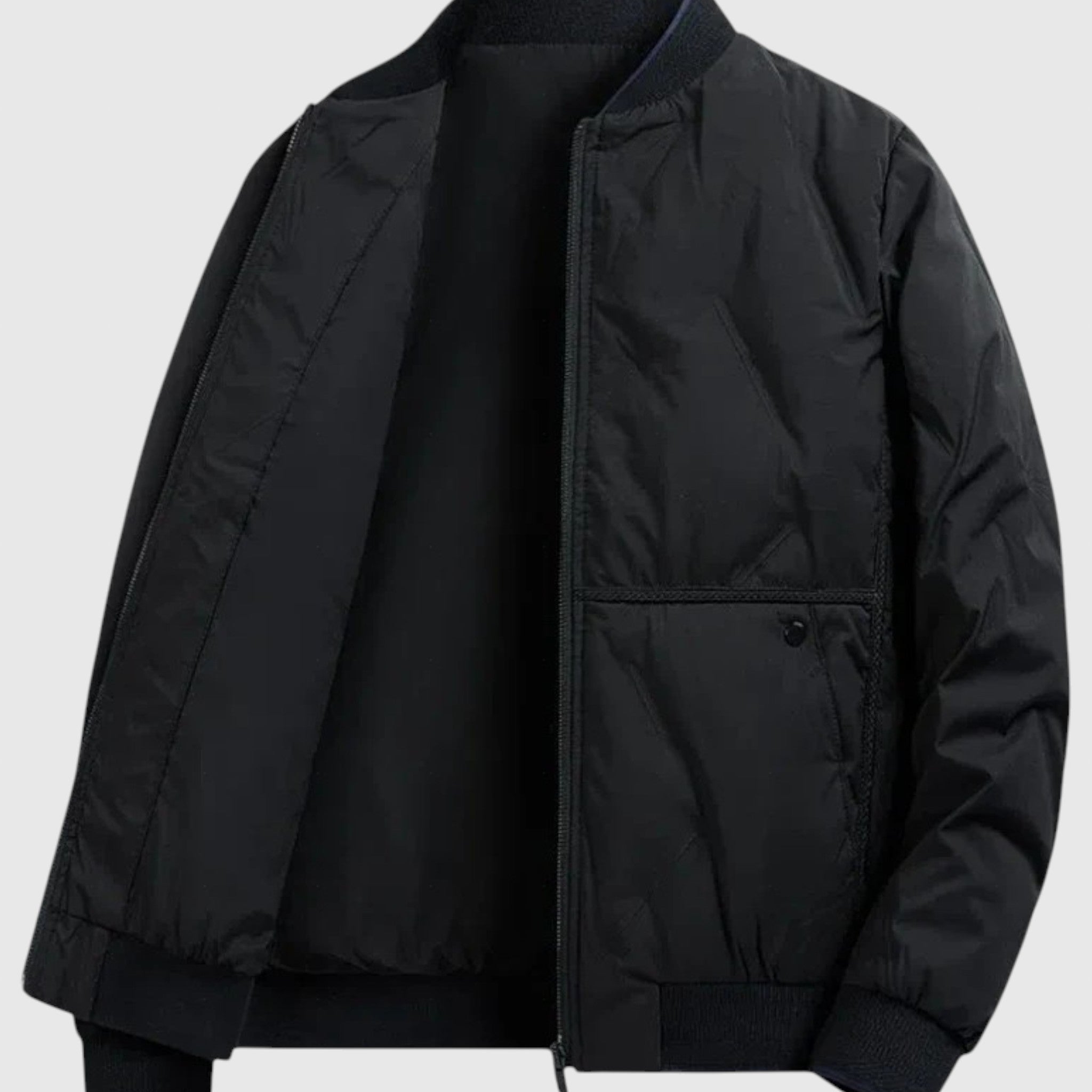 Lorenzo - Prošívaná neutrální bomber bunda s městským nádechem