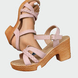 Vysoké sandály s šňůrkami