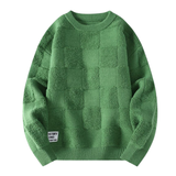 Unikátní Svetr s Kostkovaným Vzorem