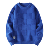 Unikátní Svetr s Kostkovaným Vzorem