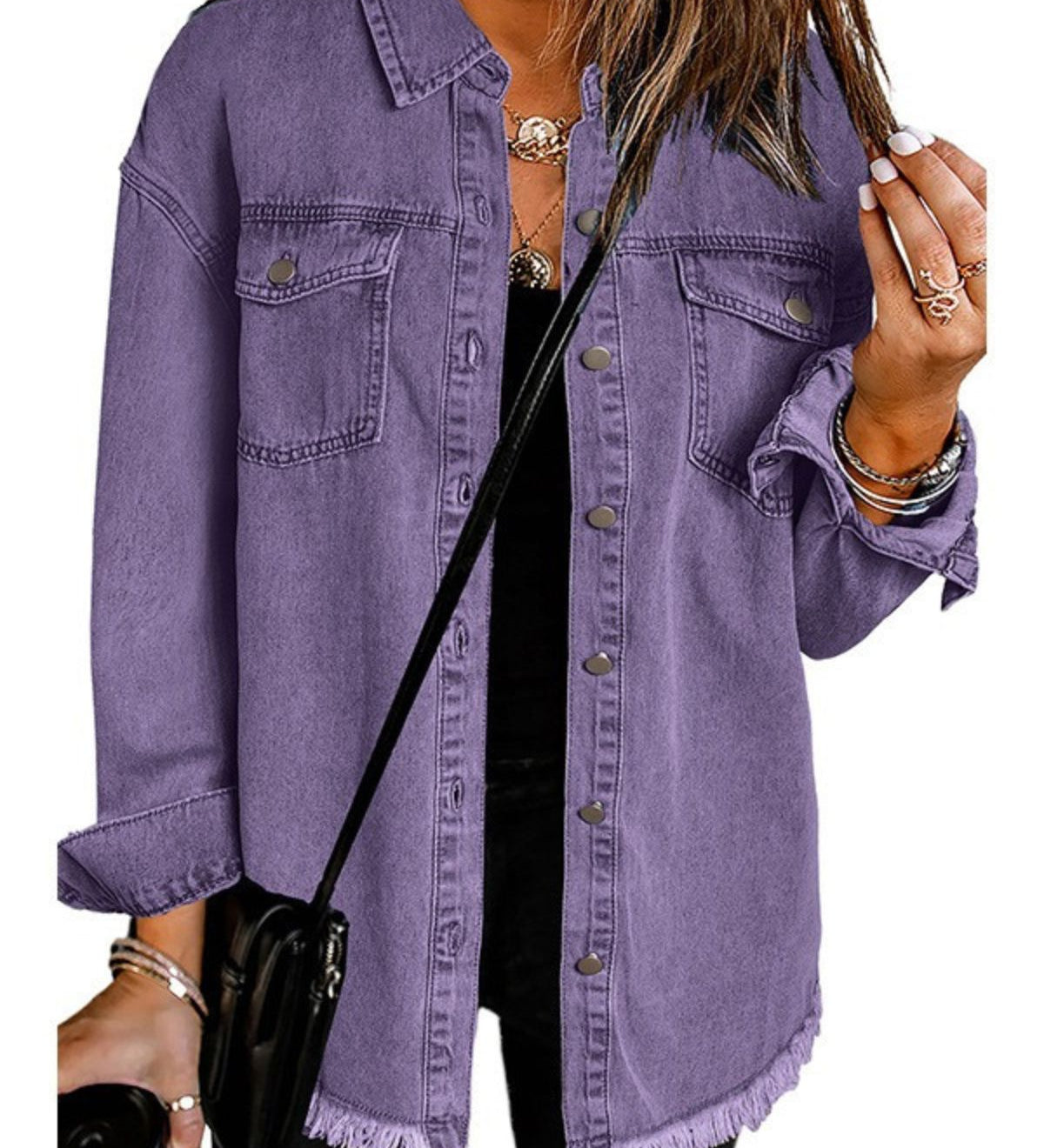 Martina - Džínová košile s knoflíky