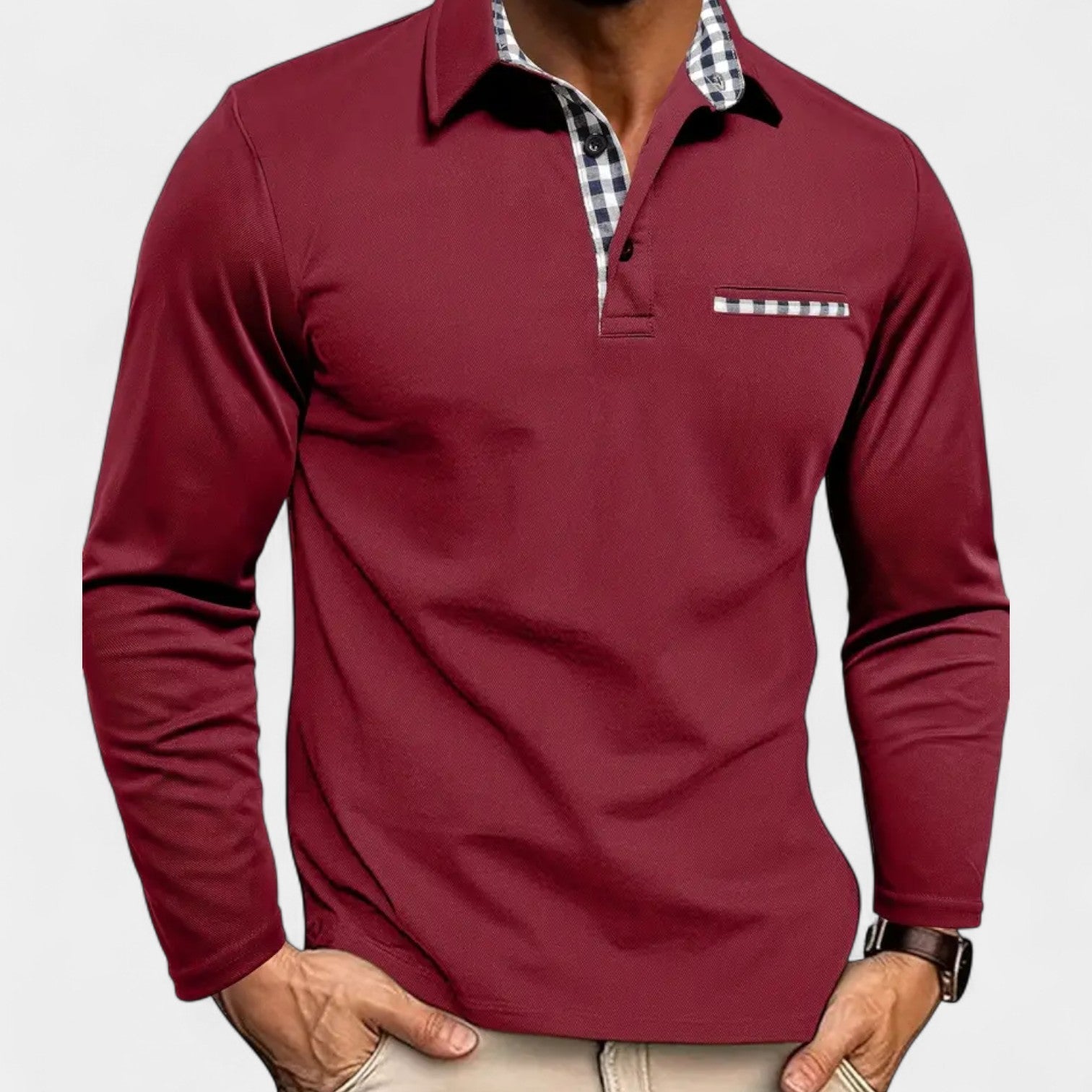 Jakub - Pánské polotriko s dlouhým rukávem