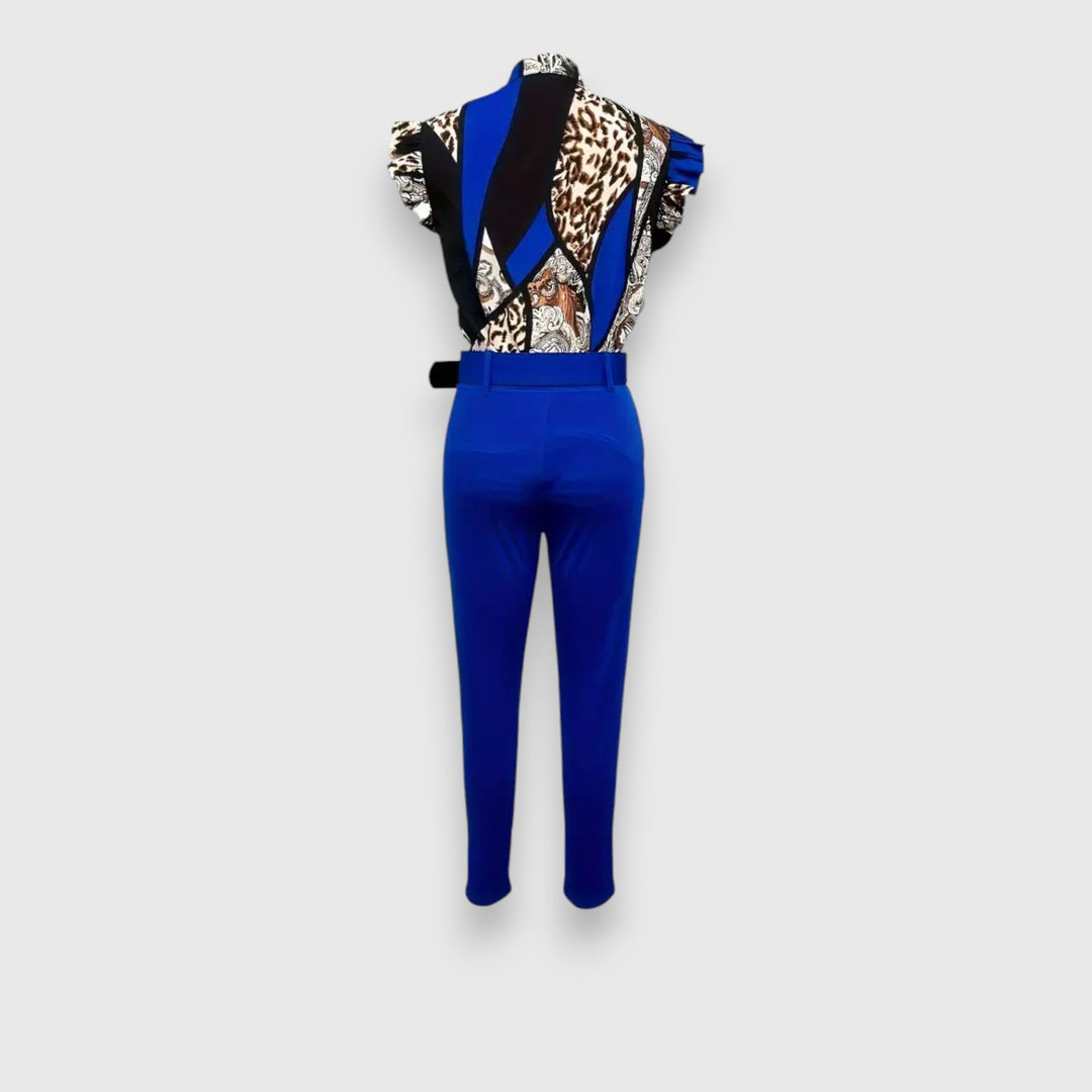 Sada dvou kusů s moderním leopardím vzorem