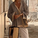 Košile s Pruhovaným Elegantním Stylem