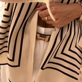 Košile s Pruhovaným Elegantním Stylem