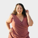 Bikini s volánky a podporou prsou