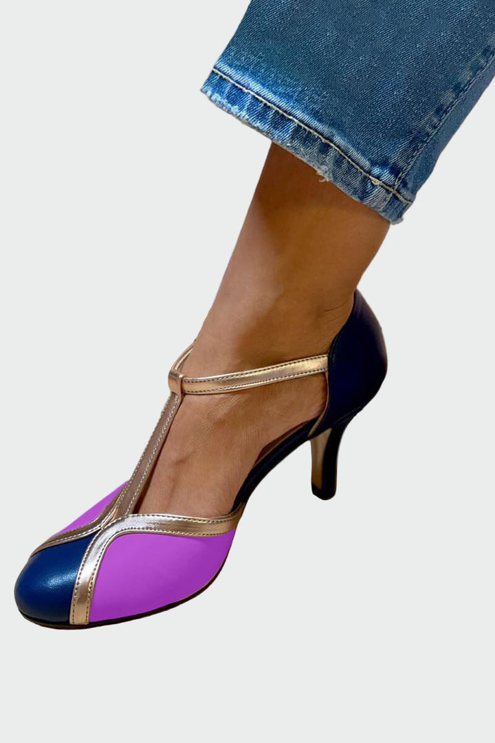 Retro stiletto s T-páskem