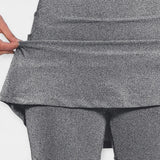 Vysoké šortky s sukňovým vzhledem