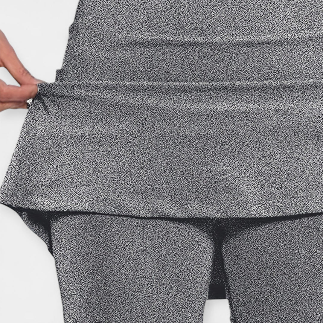 Vysoké šortky s sukňovým vzhledem