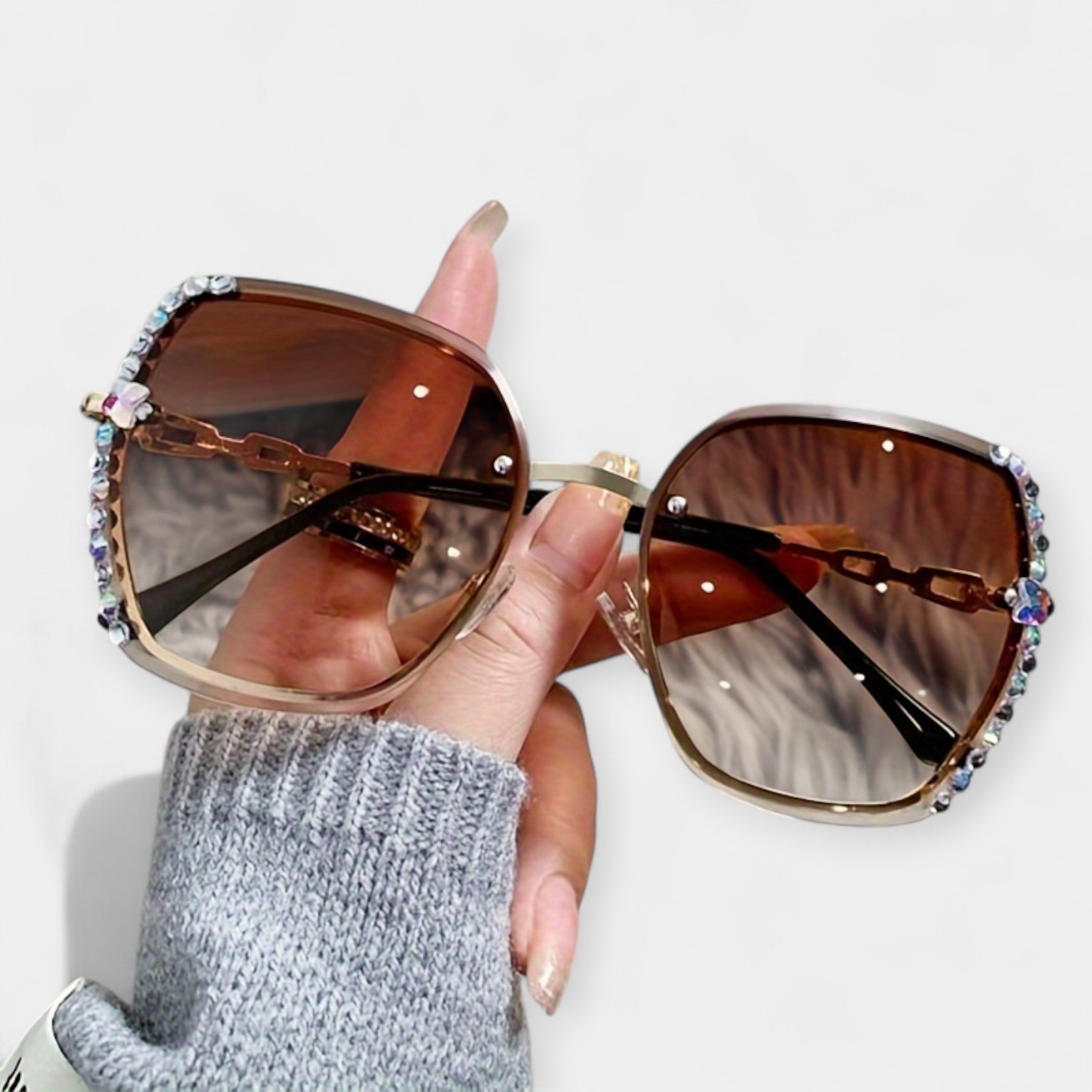 Dámské sluneční brýle s gradientním efektem