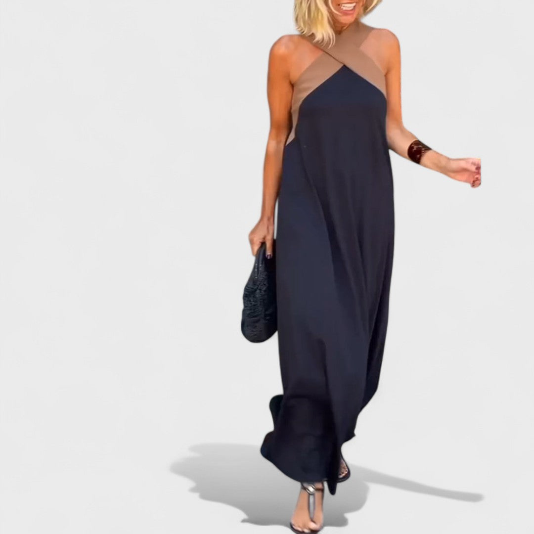 Sienna - Šaty s Křížovým Výstřihem