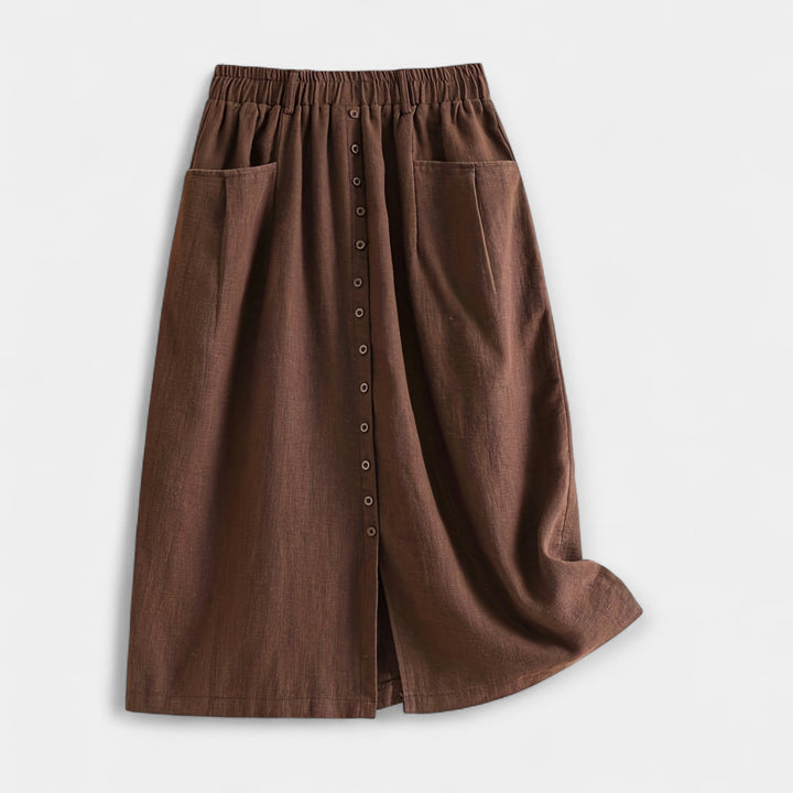 Midi sukně s vintage
