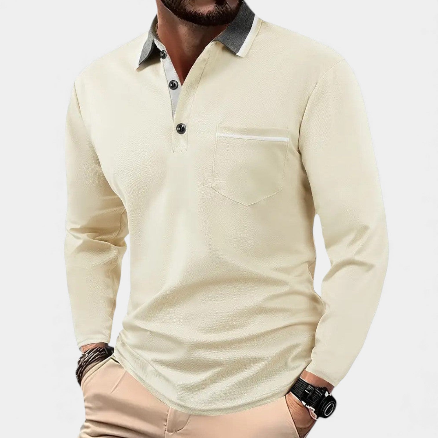 Adam – Klasické dlouhé polo tričko