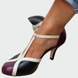 Retro stiletto s T-páskem