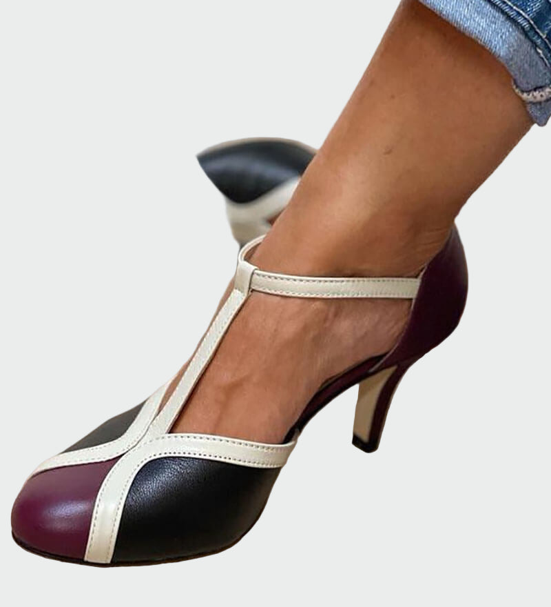 Retro stiletto s T-páskem