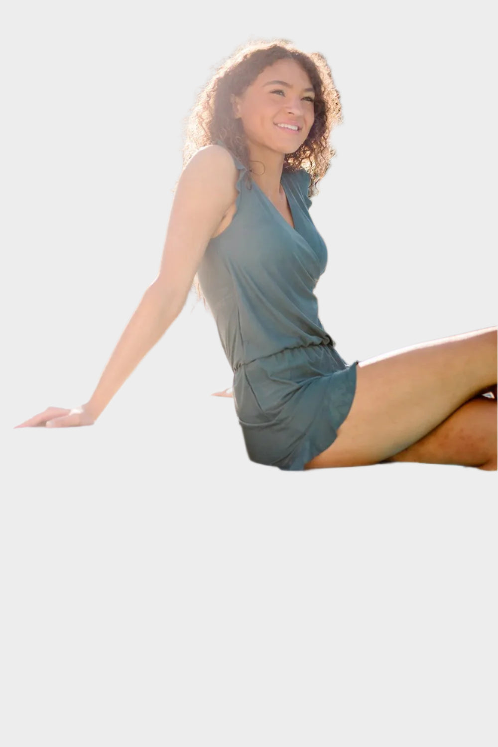 Bikini s volánky a podporou prsou