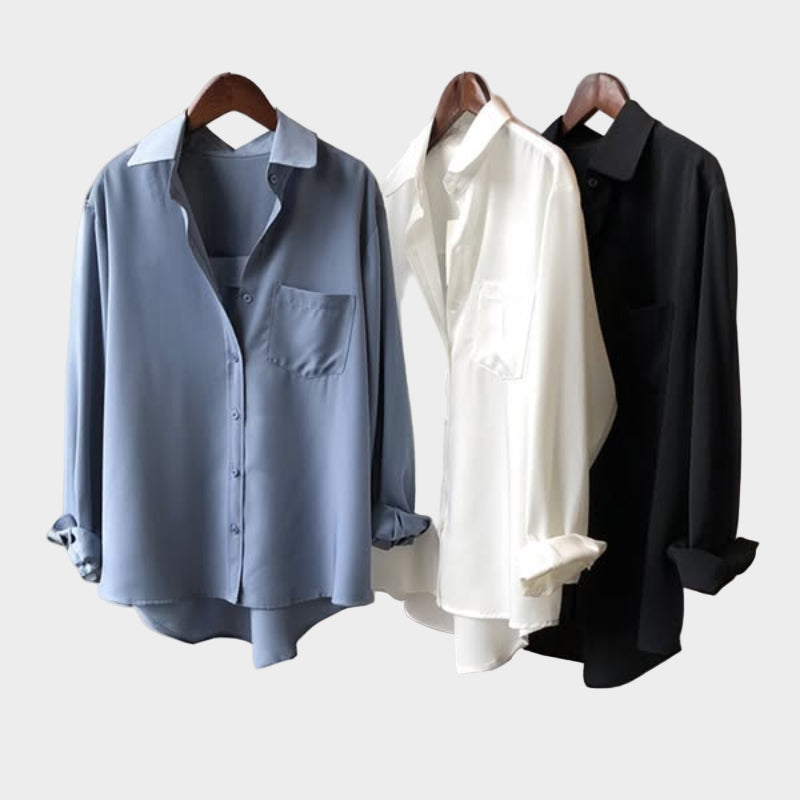 Košile s Elegantním Střihem a Moderními Detaily