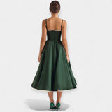 Midi šaty s průhledným tyllem