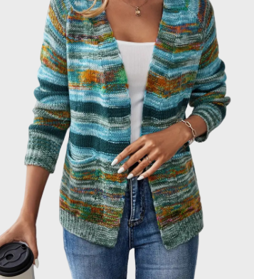 Barevná Pletená Vesta