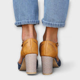 Aurora - Stylové ortopedické vysoké podpatky