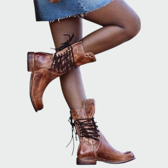 Alma – Vintage šněrovací boty