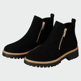 Alma – Dámské boty s kulatou špičkou a bočním zipem