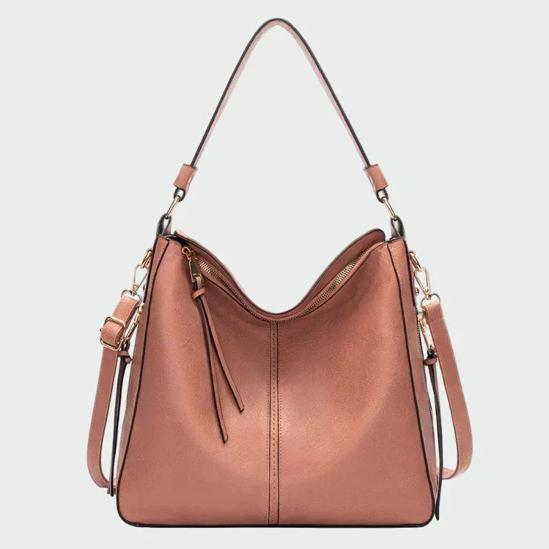 Klasická kožená hobo taška